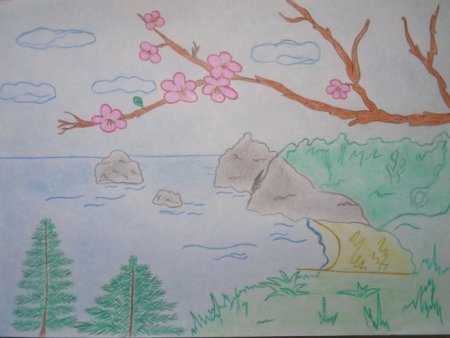 Детские рисунки парков и скверов