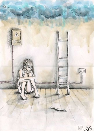 Одиночество карандашом