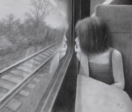 Поезд рисунок