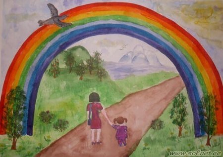 Рисунок на тему Радуга