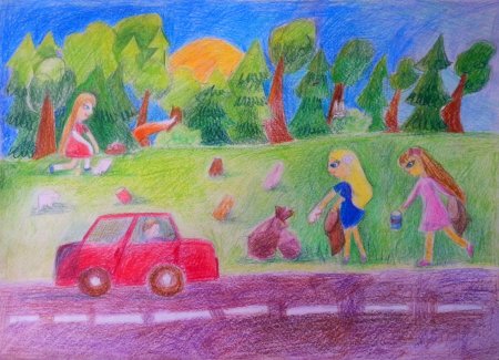 Рисунок на тему дорога добра