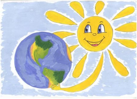 Добро рисунок детский