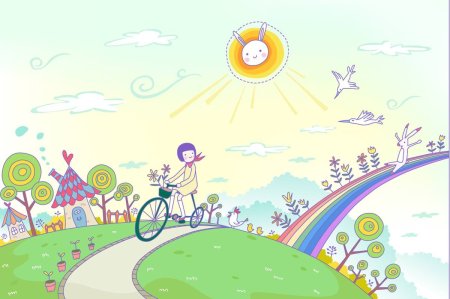 Лето в городе рисунок