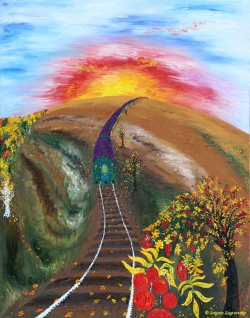 Сергей Заграевский картины осень