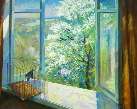 Пейзаж за окном