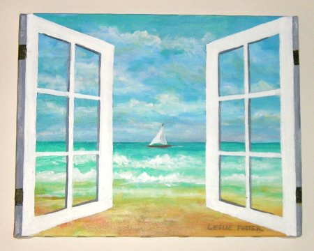 Вид из окна рисунок