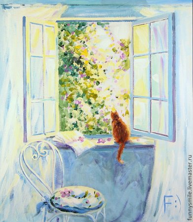 Открытое окно живопись