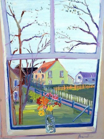 Пейзаж за окном