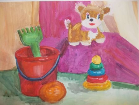 Рисование любимой игрушки