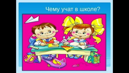 В школе учат в школе
