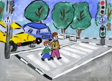 Рисунки по ПДД