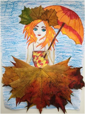 Рисунок на тему Здравствуй осень