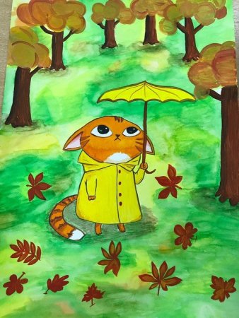 Рисование Здравствуй осень