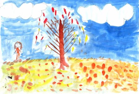 Конкурс рисунков Здравствуй осень Золотая