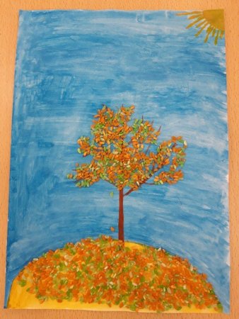 Золотая осень рисунок