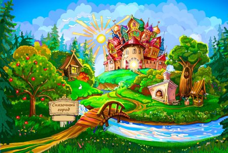 Рисунок в школу на тему сказки