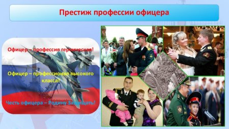 Профессия офицер