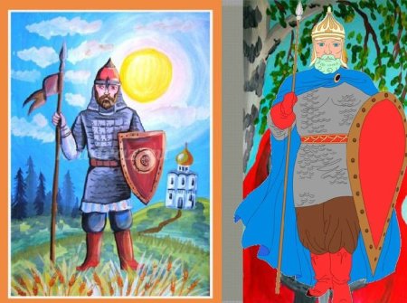 Древнерусский воин-защитник Александр Невский
