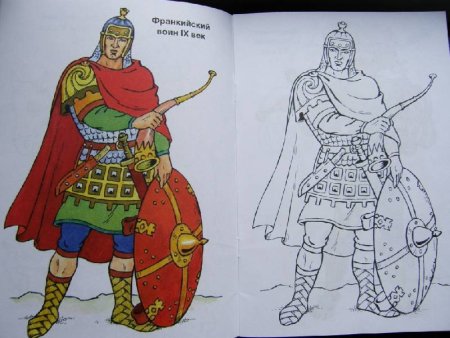 Русский воин рисунок