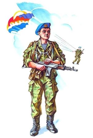 Солдат раскраска