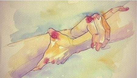 Взаимная любовь рисунок