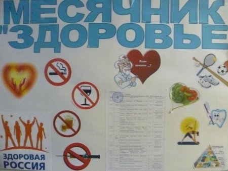 Плакат пропаганда здорового образа жизни