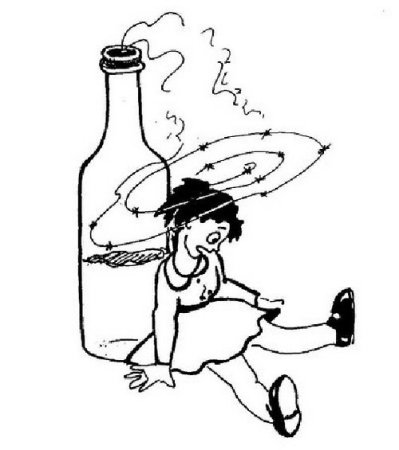 Вредные привычки раскраска