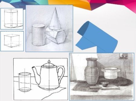 Многообразие форм в графическом натюрморте