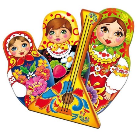Россия Матрешка балалайка
