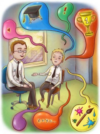 Психолог в школе рисунок