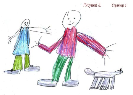 Детский рисунок человека