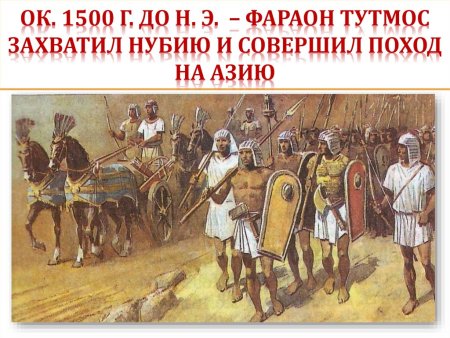 Военные походы фараонов в древнем Египте