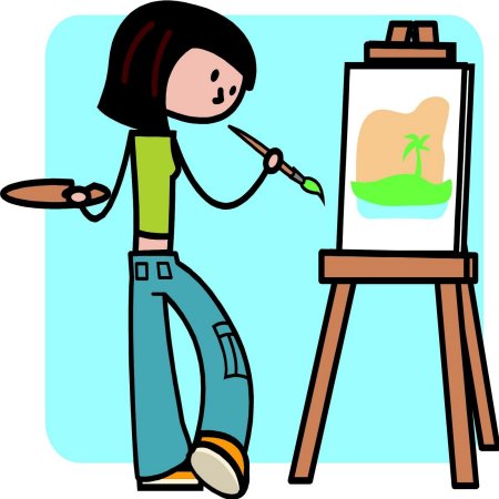 Рисунок на тему моё хобби