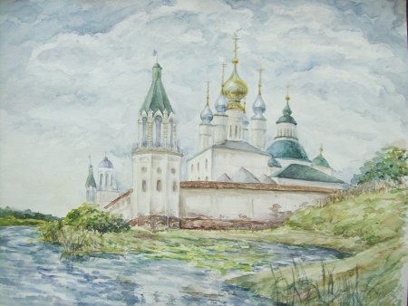 Картина Вологодский Кремль