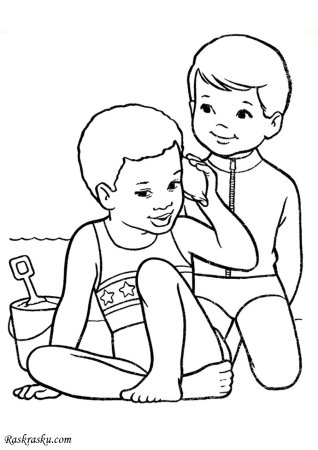 Дружба раскраска для детей