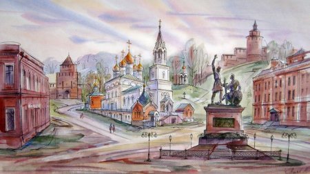 Иллюстрации достопримеч Нижнего Новгорода