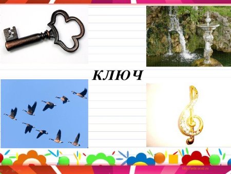 Рисунок по многозначным словам