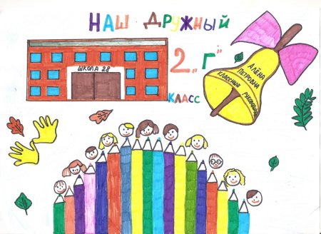 Рисунок на тему наша школа