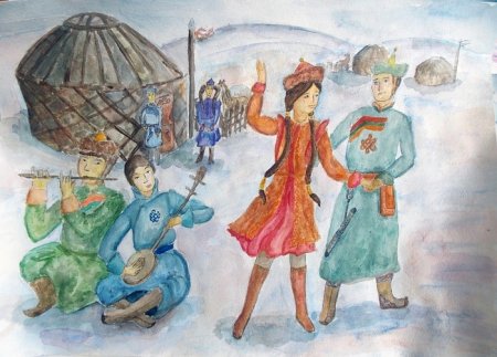 Детские рисунки праздники народов