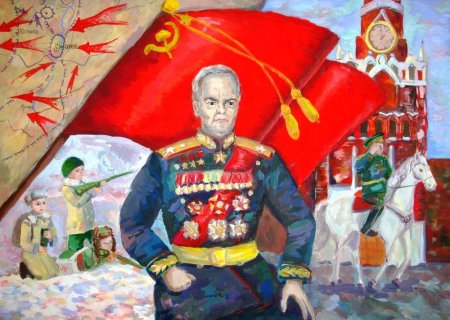 Маршал Жуков портрет