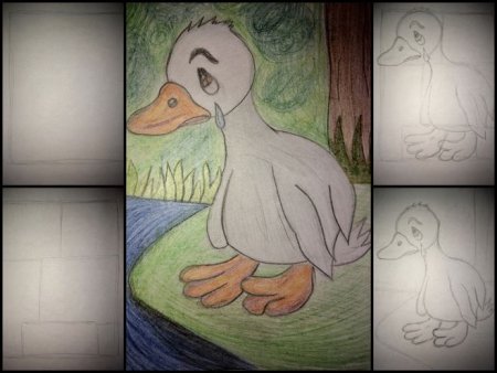 Рисование Гадкий утенок