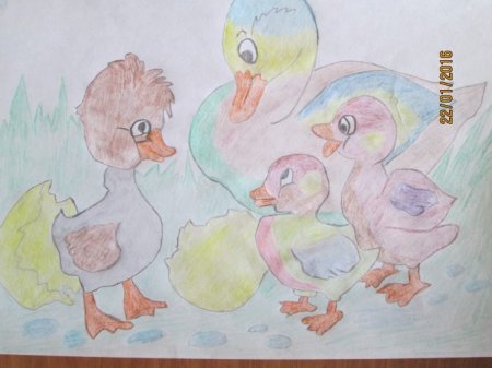 Иллюстрация к гадкому утенку 3 класс