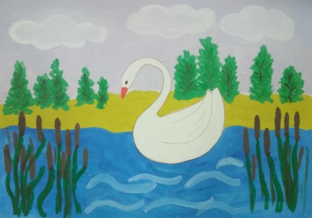 Раскраска. Гадкий утенок