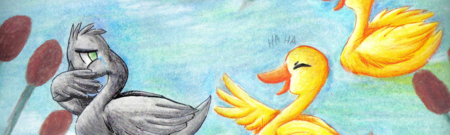 Иллюстрация к сказке Гадкий утенок