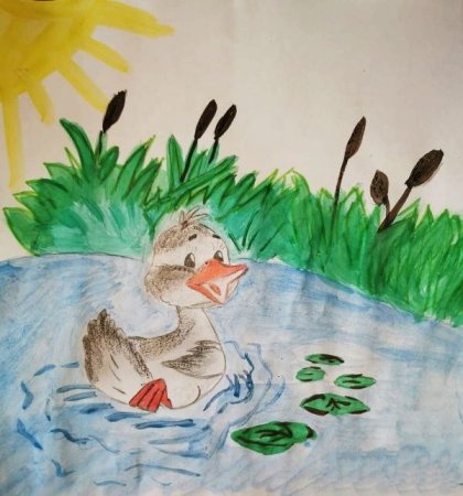 Рисование Гадкий утенок