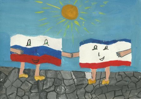 Плакат на тему Крымская Весна