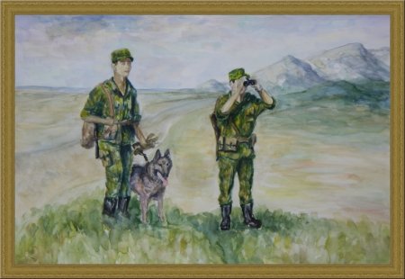 Пограничник картина