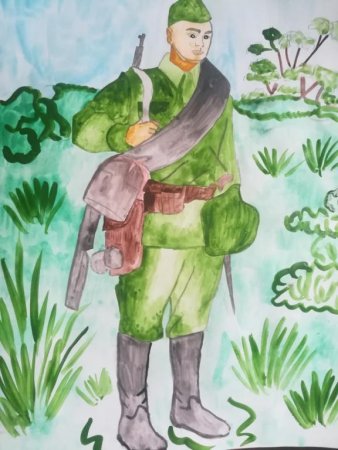 Солдат защитник Родины