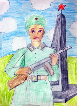 Пограничники глазами детей