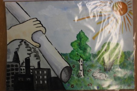 Охрана воздуха от загрязнения рисунок